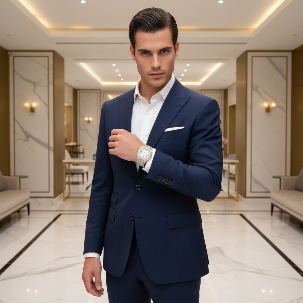 Après - Avec la Cartier Santos VVS