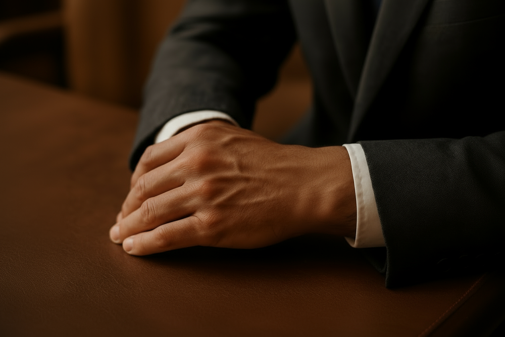 Poignet élégant sans montre - Before